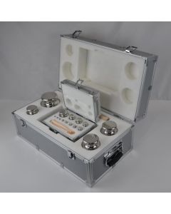 1kg - 1mg Chrome Calibration Weights Box Set - M1